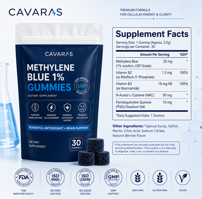 CAVARAS gummies detail